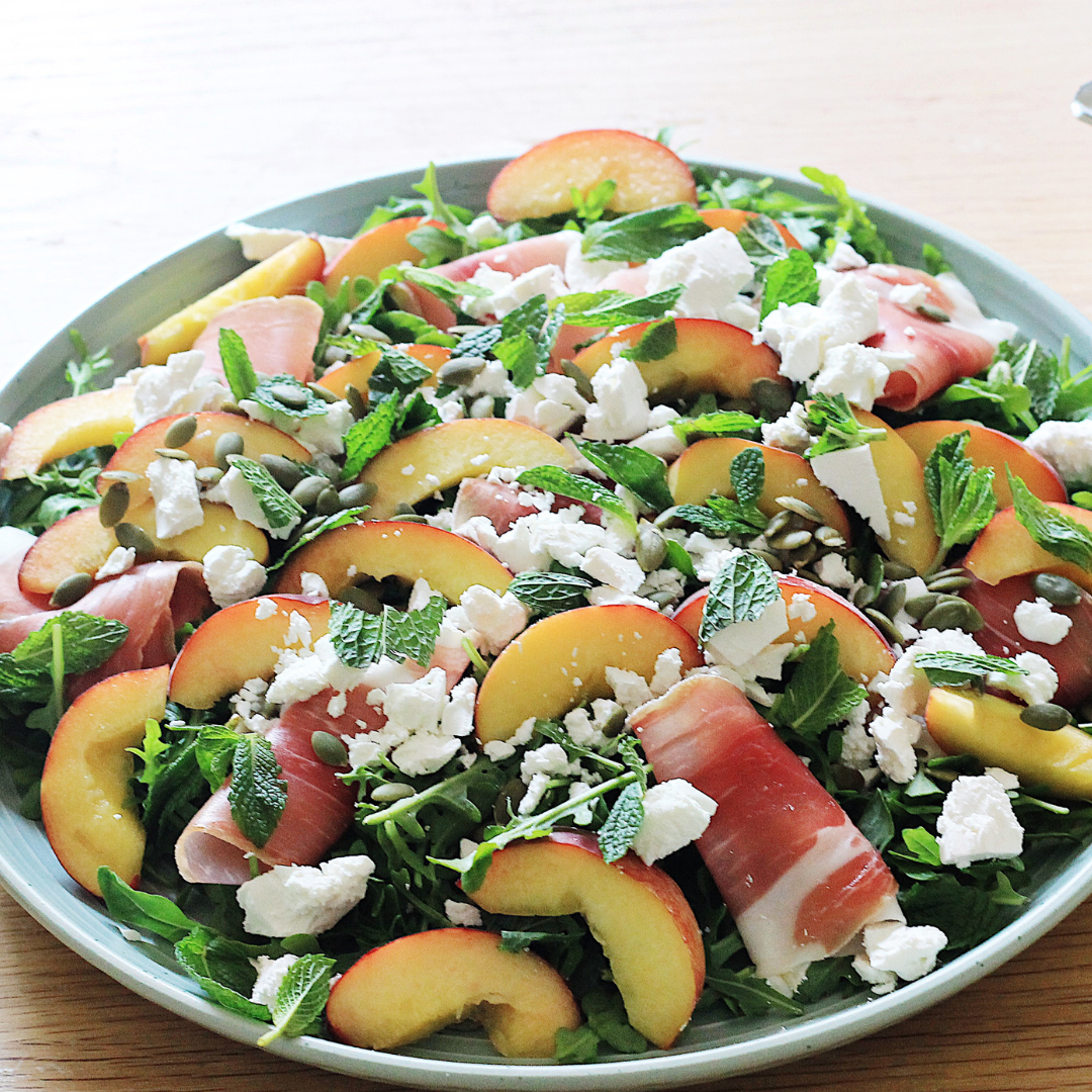 Peach salad