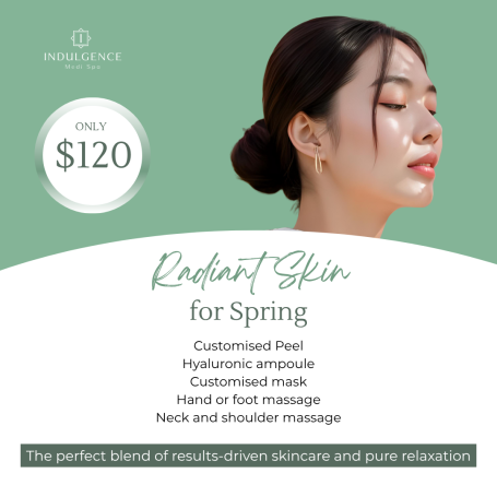 Radiant Skin for Spring Tile INDULGENCE
