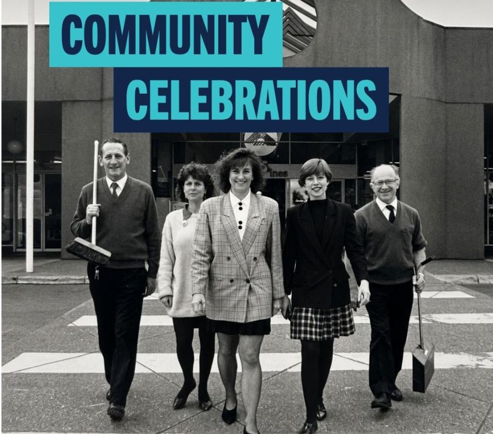 The Pines shopping centre celebrating 40 years 40th birthday community celebrations